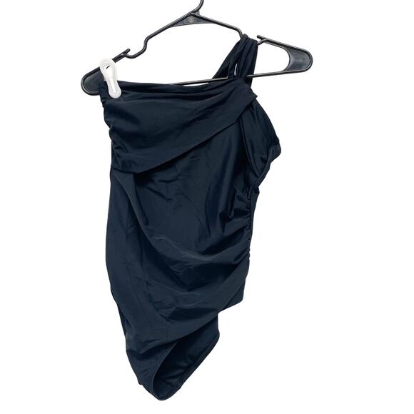 Cupshe Brazilian Obsession Asymmetrical Neck Tummy Control One Piece Swimsuit M - Picture 1 of 7